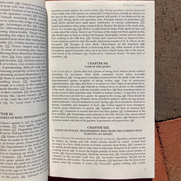 Langstroth on The Hive and The Honey-Bee Beekeepers Comb Skep Queen Bee Animals - Picture 7 of 10